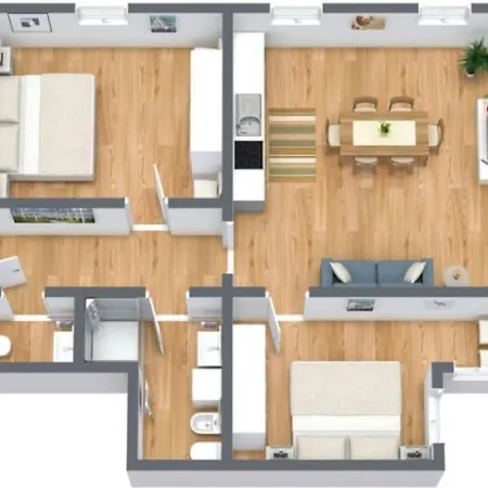 Apartament Attico Biennale Nuovissimo *