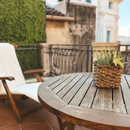 Attic Terrace San Square View *