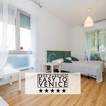 Hapton House Elite2 Comodo - Free Park - Accesso Easy A Venezia Apartment Mestre