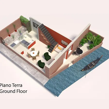 Di Lusso Con Terrazza Sull'acqua Villa *