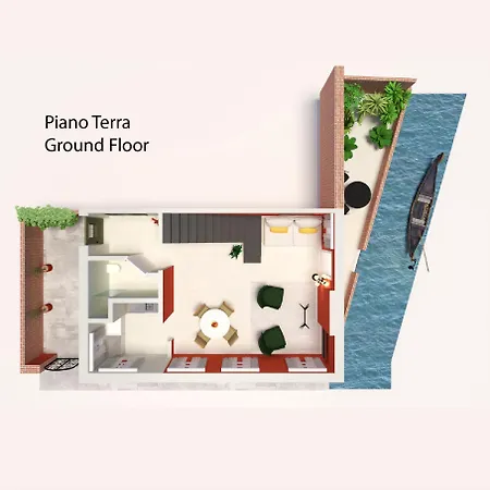 Di Lusso Con Terrazza Sull'acqua Villa Venice