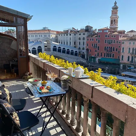 Rialto Terrace On The Grand Canal