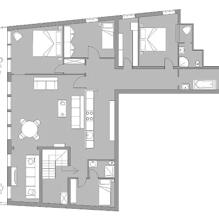 Apartment Due Leoni Terrace In St Mark's Square *